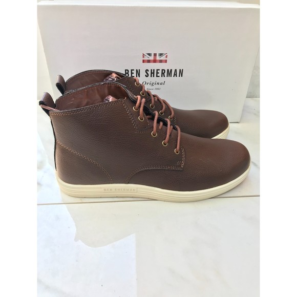 $110 Ben Sherman Vaughn High-Top Sneakers Brown Boots 7 main image 6